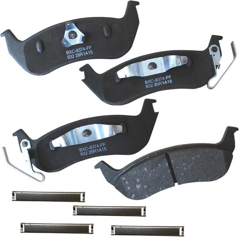 Bendix Premium SBC932 Ceramic Rear Brake Pads for Ford Grand Marquis 2004-2003, Mercury Grand Marquis 2011-2003 - Image 1